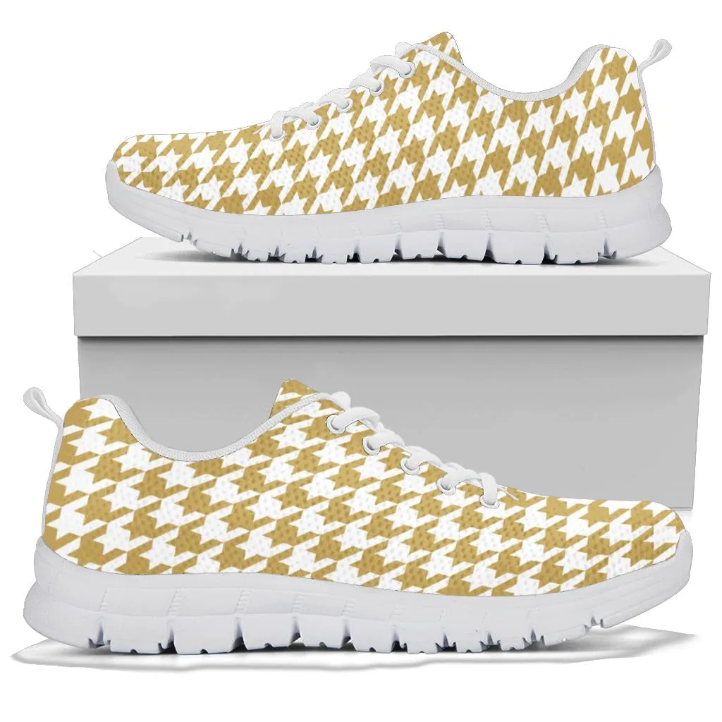 Mesh Sneakers_Old Gold on White_HT Pattern