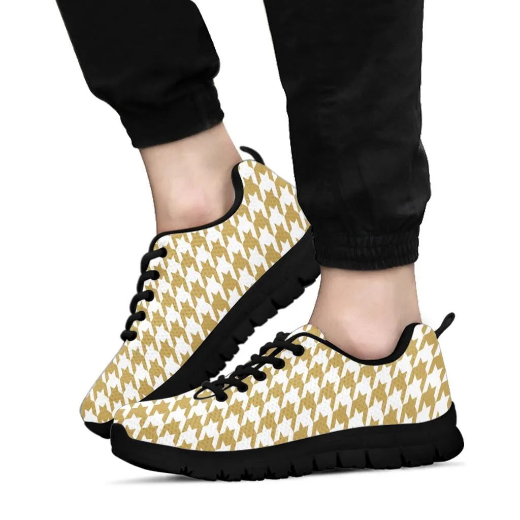 Mesh Sneakers_Old Gold on White_HT Pattern