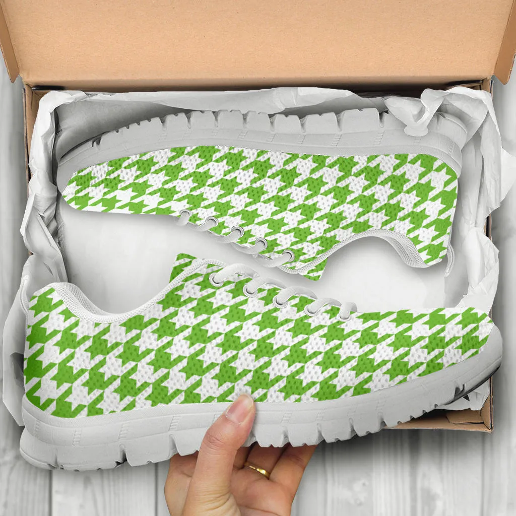 Mesh Sneakers_Seahawk Green on White_HT Pattern