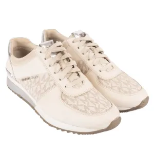 Michael Kors Allie Logo Leather Sneakers