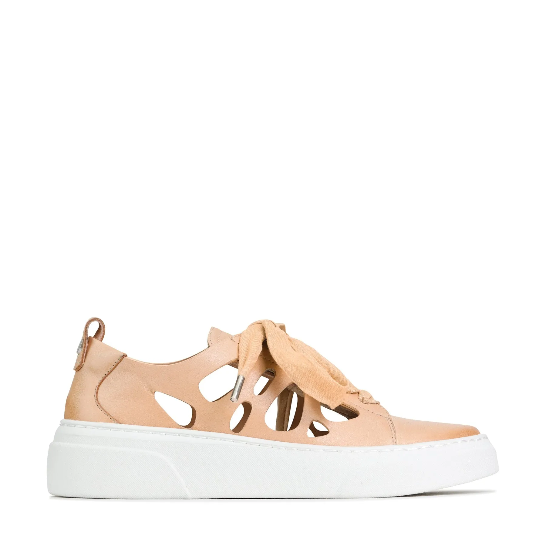 MINNIE LAZER CUTOUT SNEAKERS LEATHER