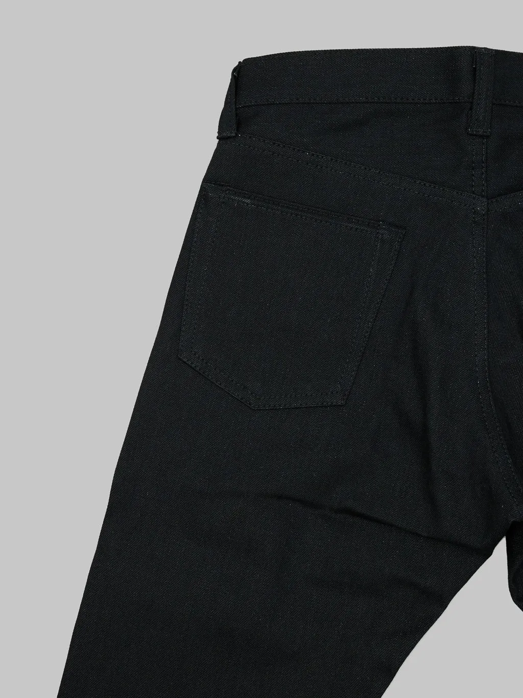 Momotaro 0605-B 15.7oz Black x Black Natural Tapered Jeans