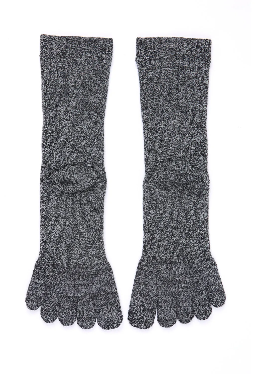 Montbell Merino Wool Trekking 5 Toe Socks - Heather Charcoal