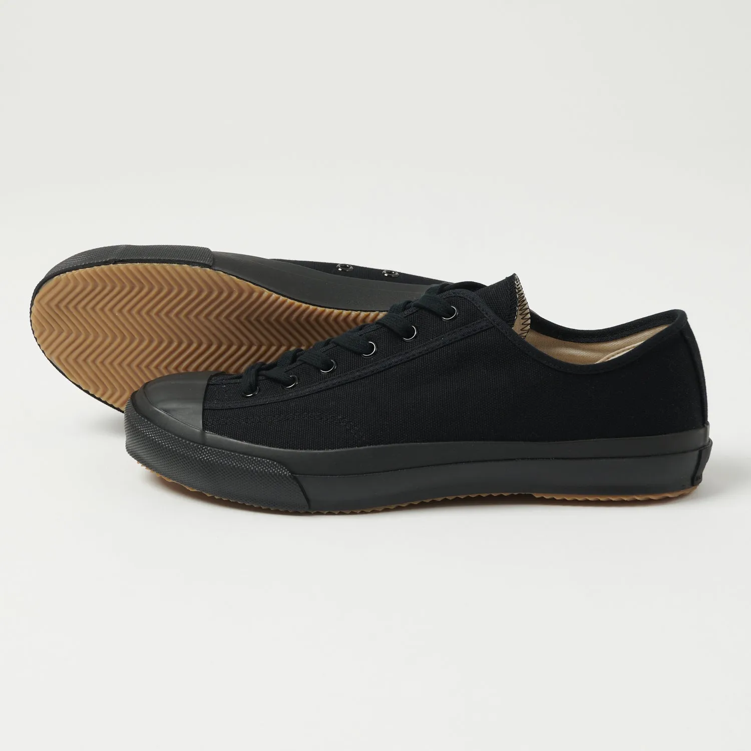 Moonstar Gym Classic Canvas/Rubber Sneaker - Black