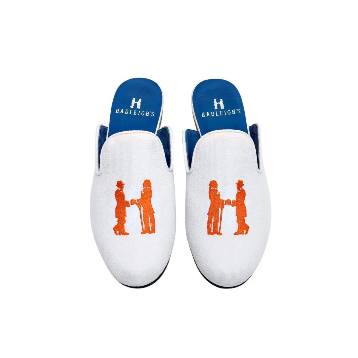 Mule in White with Orange Logo