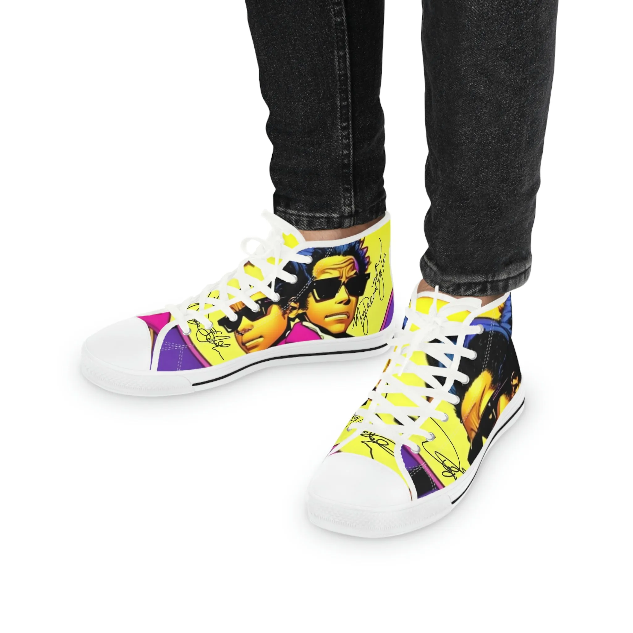 MyDreamMyTee Men's High Top Sneakers