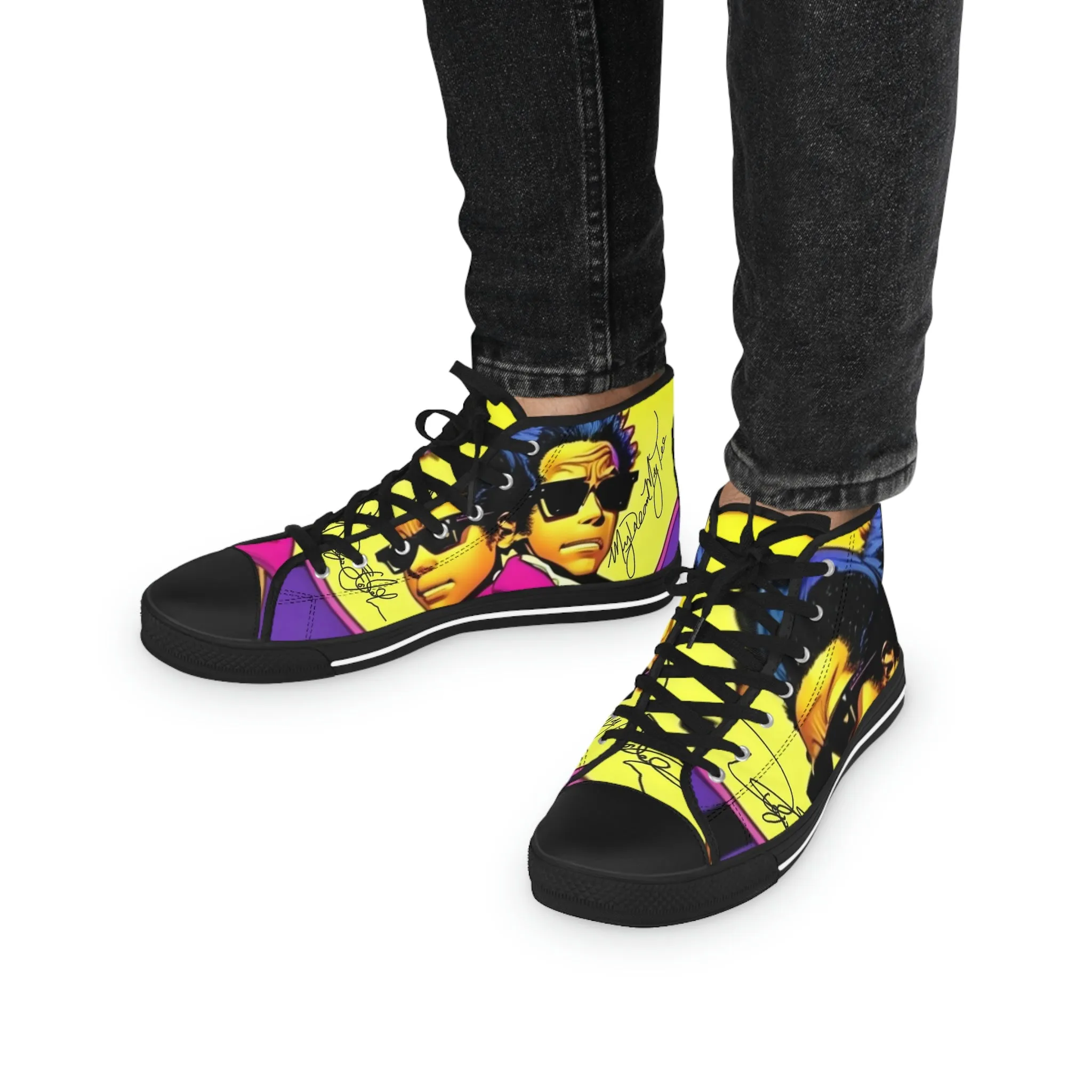 MyDreamMyTee Men's High Top Sneakers