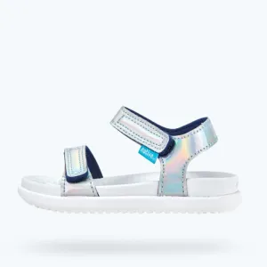 Native Shoes Hologram/Shell White Children's Charley Sandal