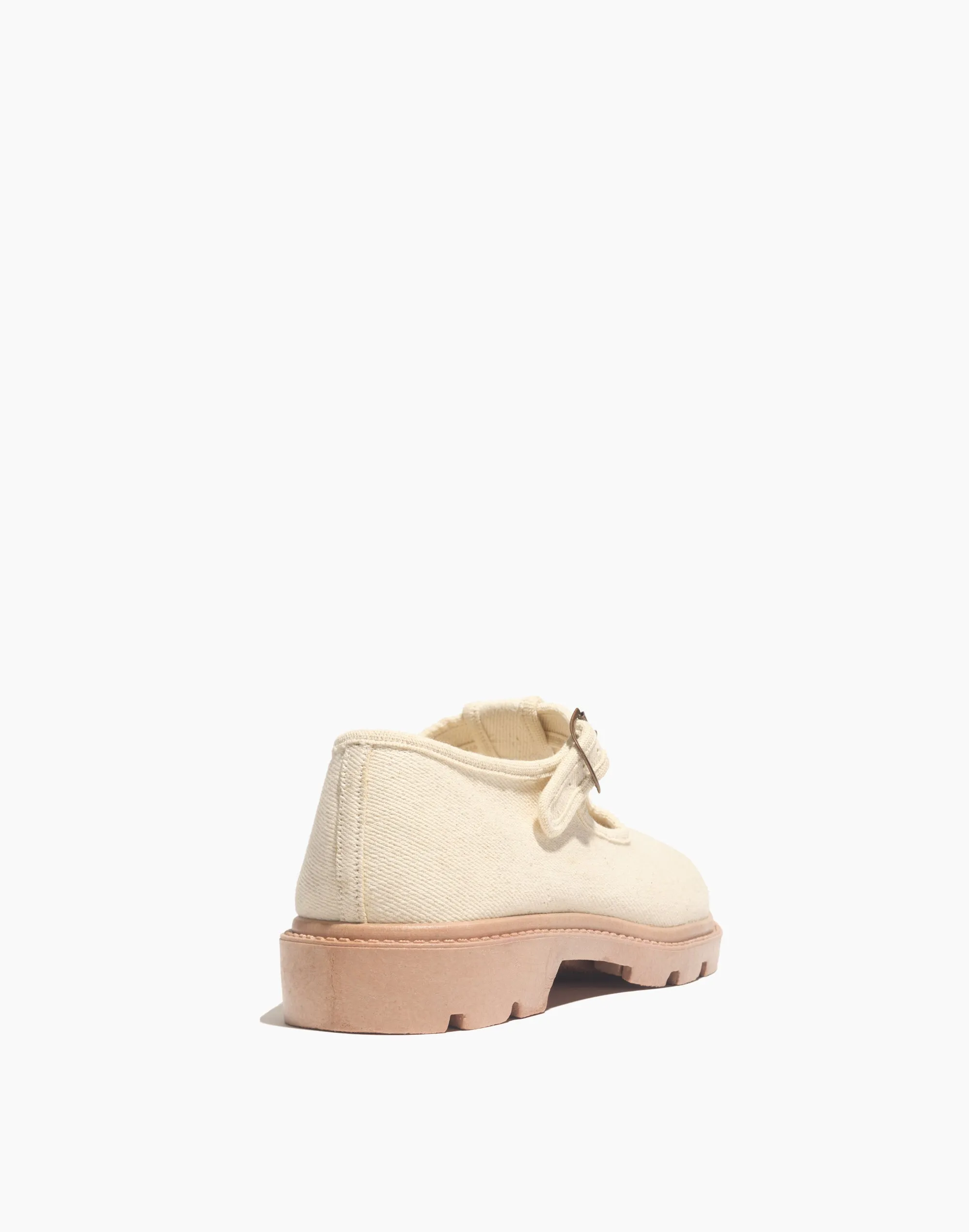 Natural | Lug Sole Mary Jane