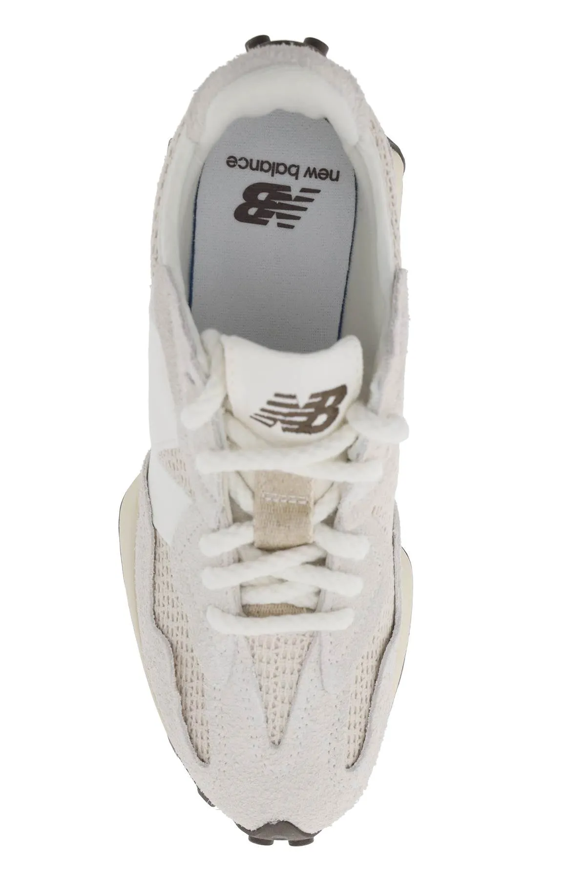 New Balance Suede And Rope 327 Sneakers In Leather