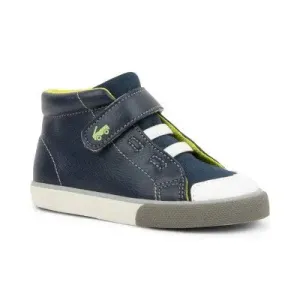 New - See Kai Run Basics Toddler Boys' High Top PU Leather Playground Sneakers