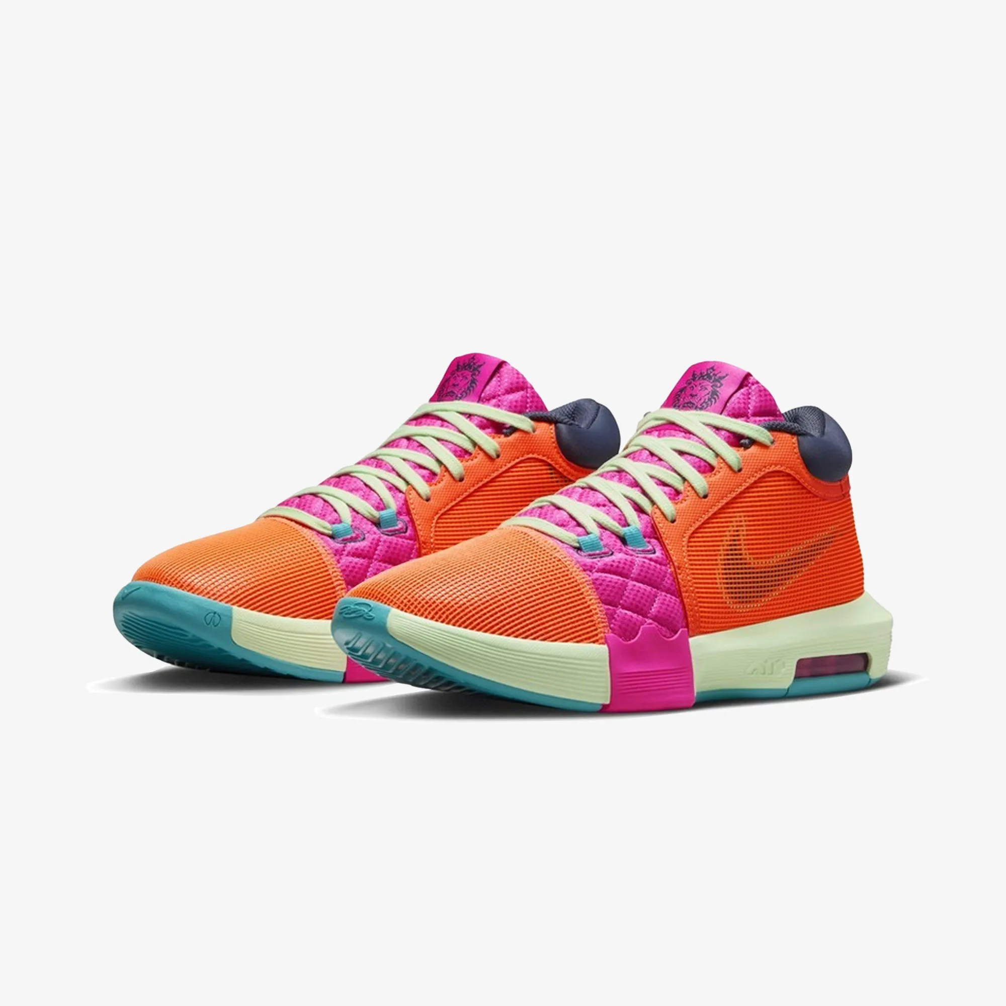 Nike | LEBRON WITNESS 8 EP  { TOTAL ORANGE/THUNDER BLUE-LASER FUCHSIA