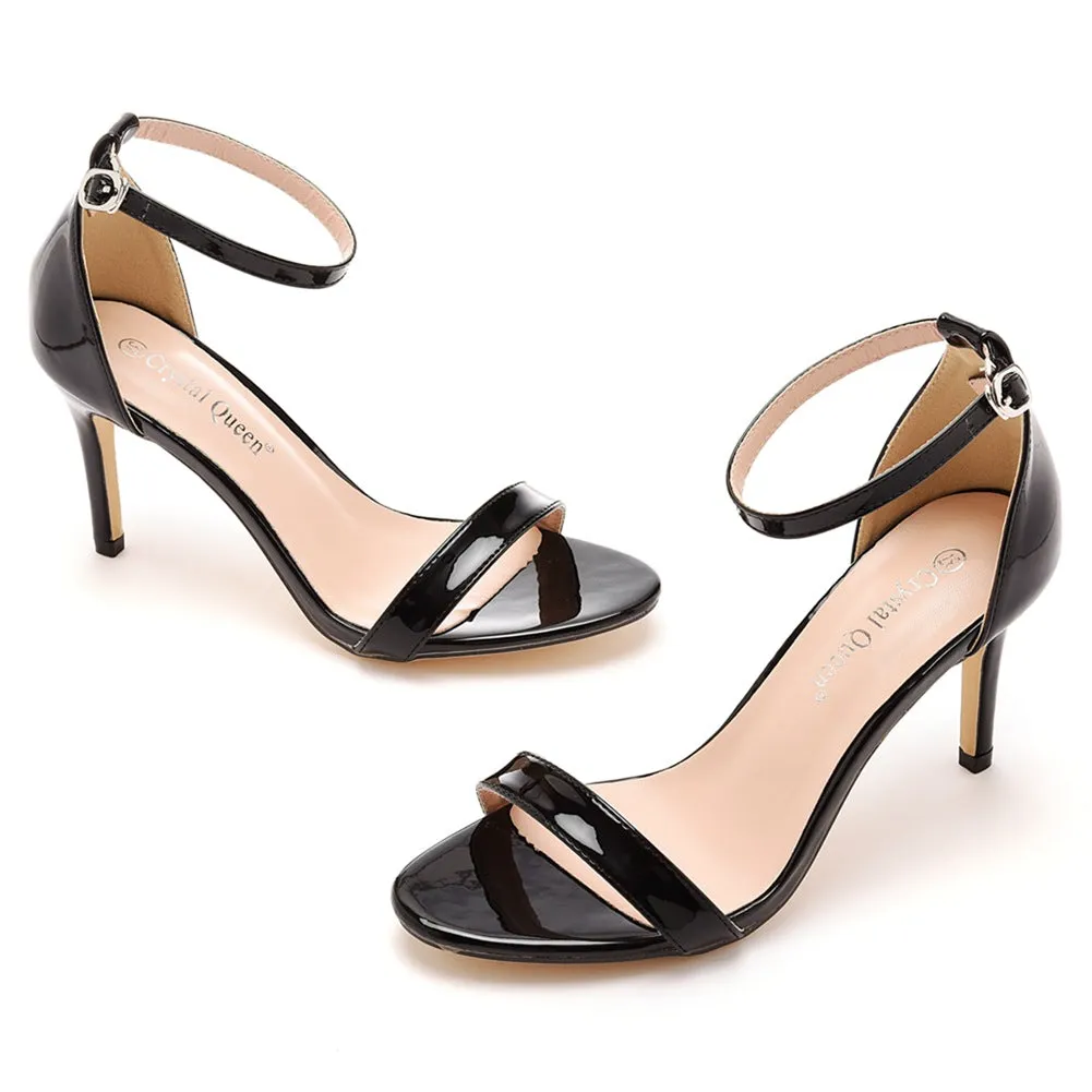 Open Toe Casual Brief Ankle-Strap High Heels