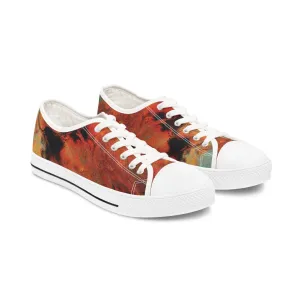 Orange flush - Inovax Woman's Low Top Sneakers