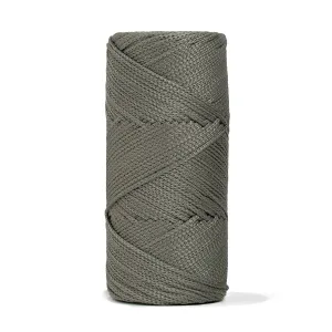 Outdoor 2 mm Macrame Braided Cord – Dark Taupe Color