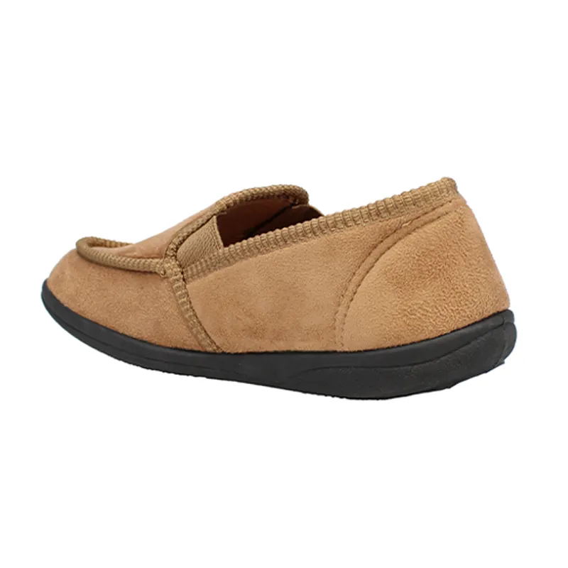 Paul Wide Fit Men's Easy Slip On Warm Lined Slipper