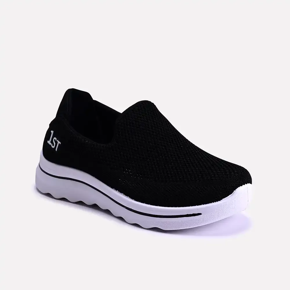 Penelope Black Slip On Sneakers 0440689