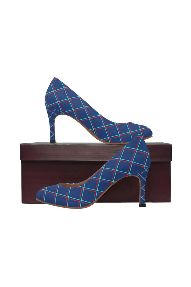 Plaid Player Women's High Heels