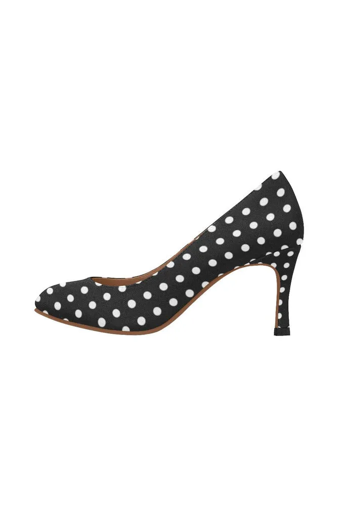 Polka-dot Women's High Heels (Model 048)