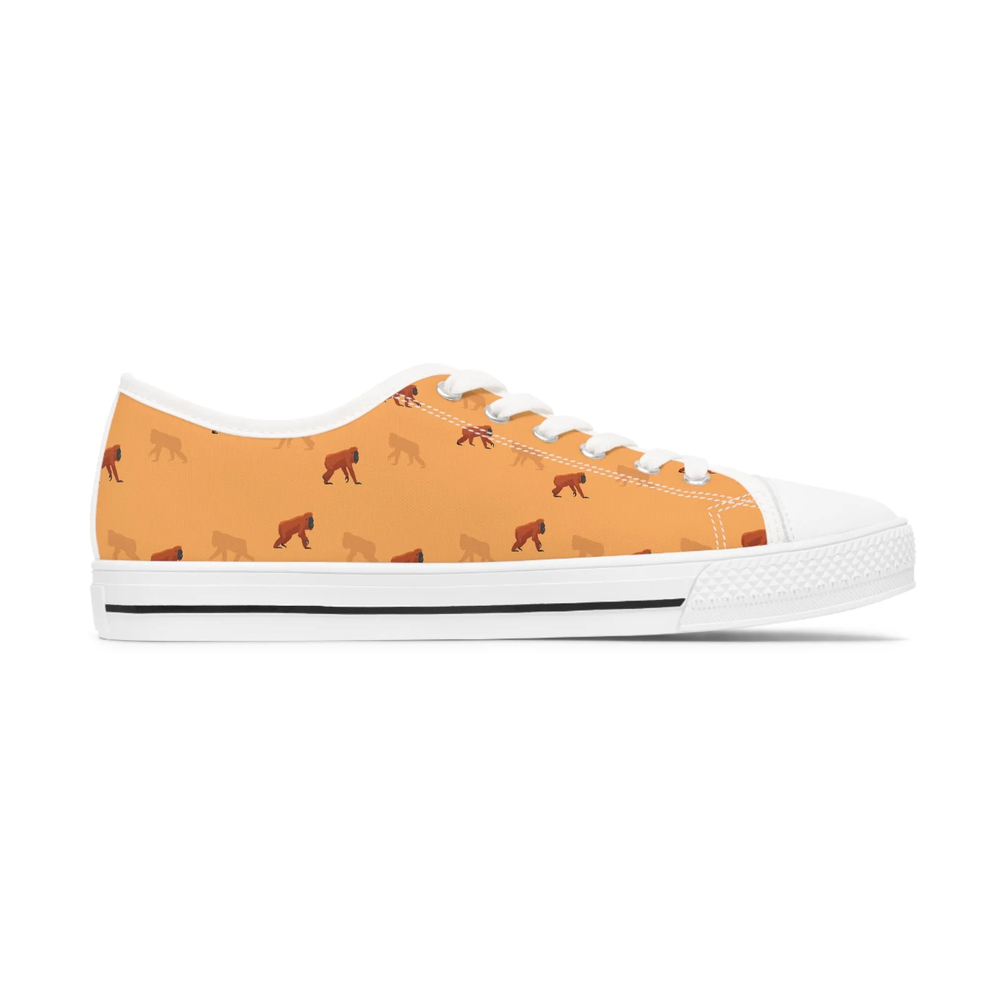 Primate Orangutan Women's Low Top Sneakers