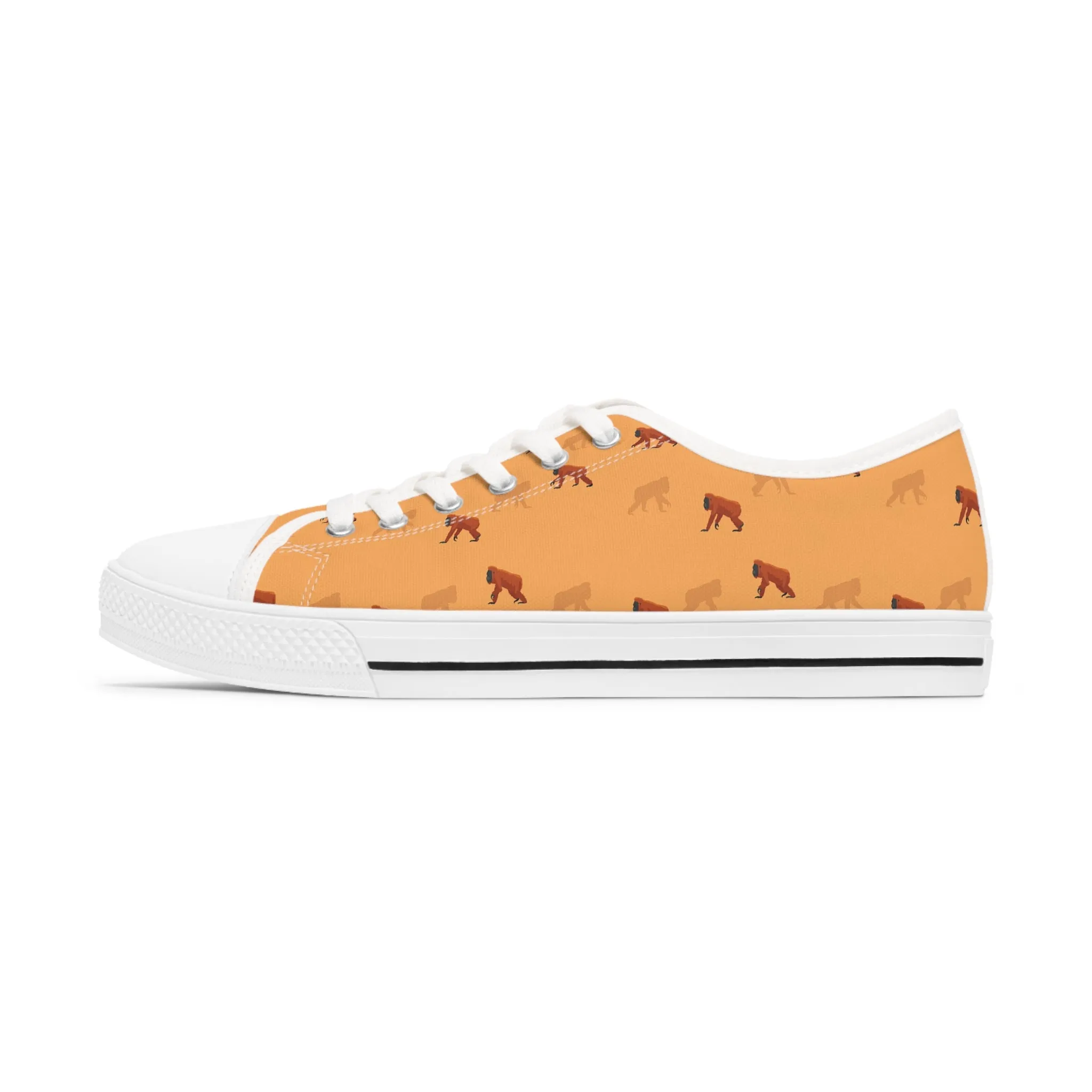 Primate Orangutan Women's Low Top Sneakers