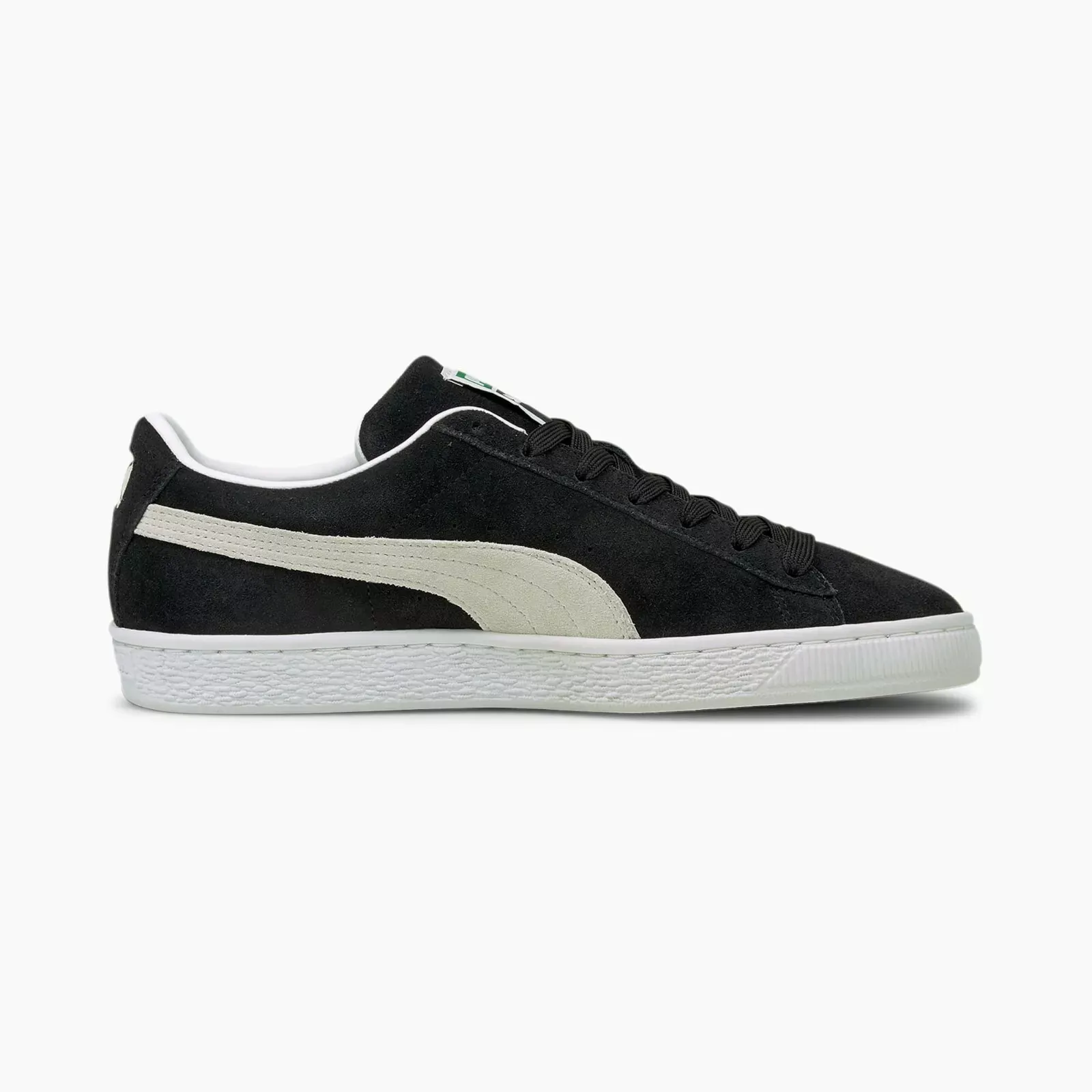 Puma Men's Suede Classic 21 Shoes - Black / White