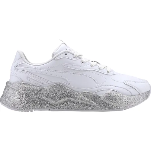 Puma Women's RS X3 Glitz Shoes - White / Silver