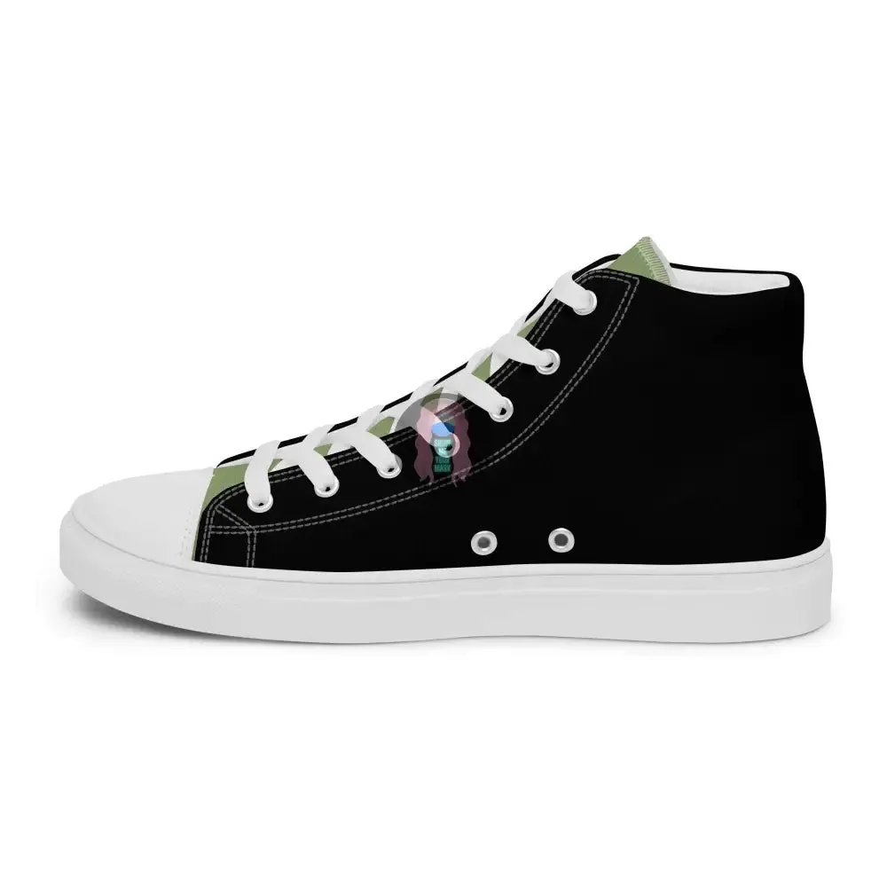 "Tree Hooker" Women’s high top canvas shoes