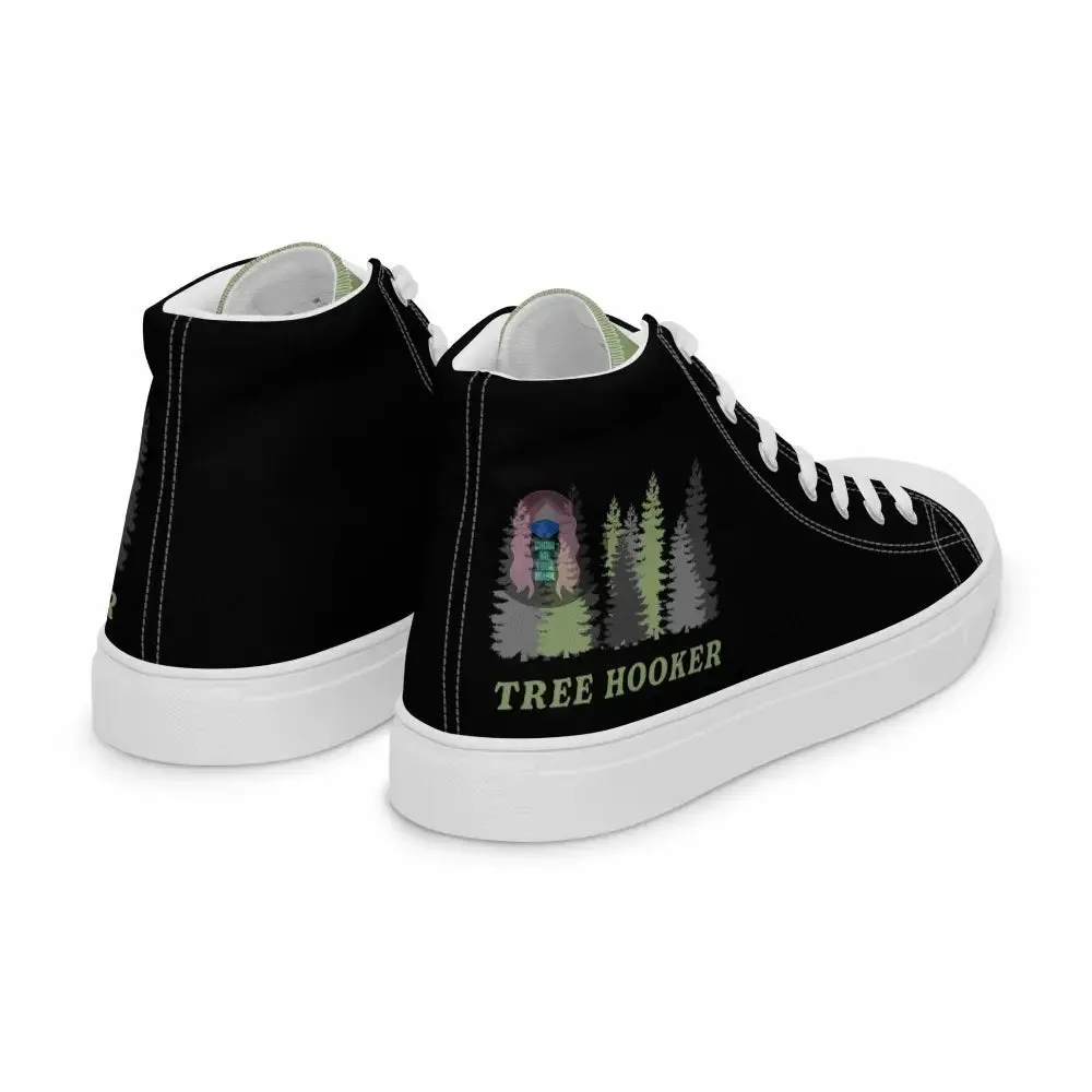 "Tree Hooker" Women’s high top canvas shoes