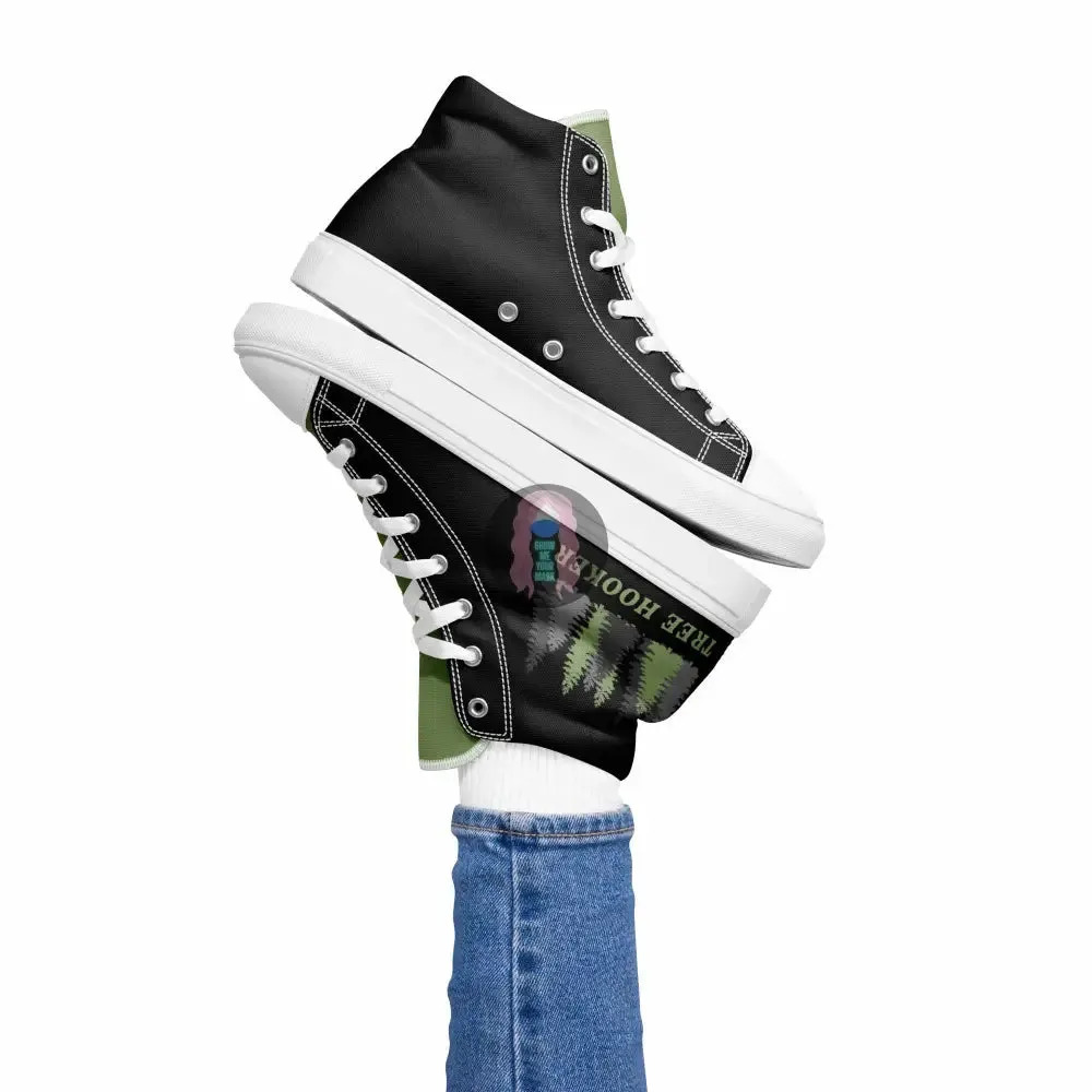 "Tree Hooker" Women’s high top canvas shoes