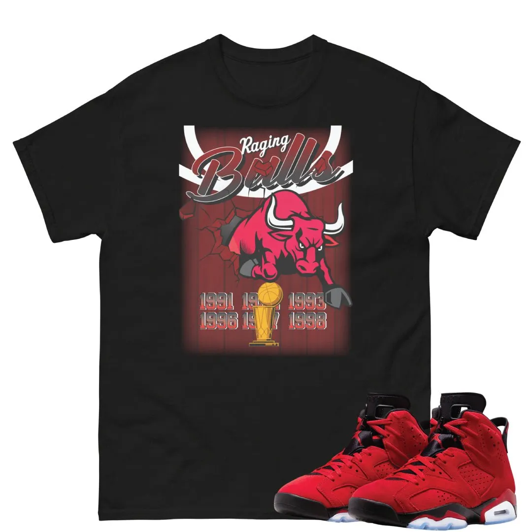 Retro 6 Toro Bravo Ragin' Bulls Shirt