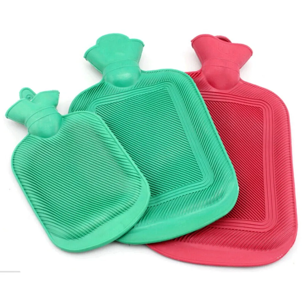 Rubber HOT WATER BOTTLE Bag WARM Relaxing Heat Cold Therapy 670 ML- 1800 ML