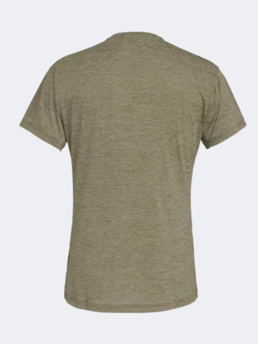 Salewa Puez Melange Dry Men Hiking TShirt Dark Olive Melange