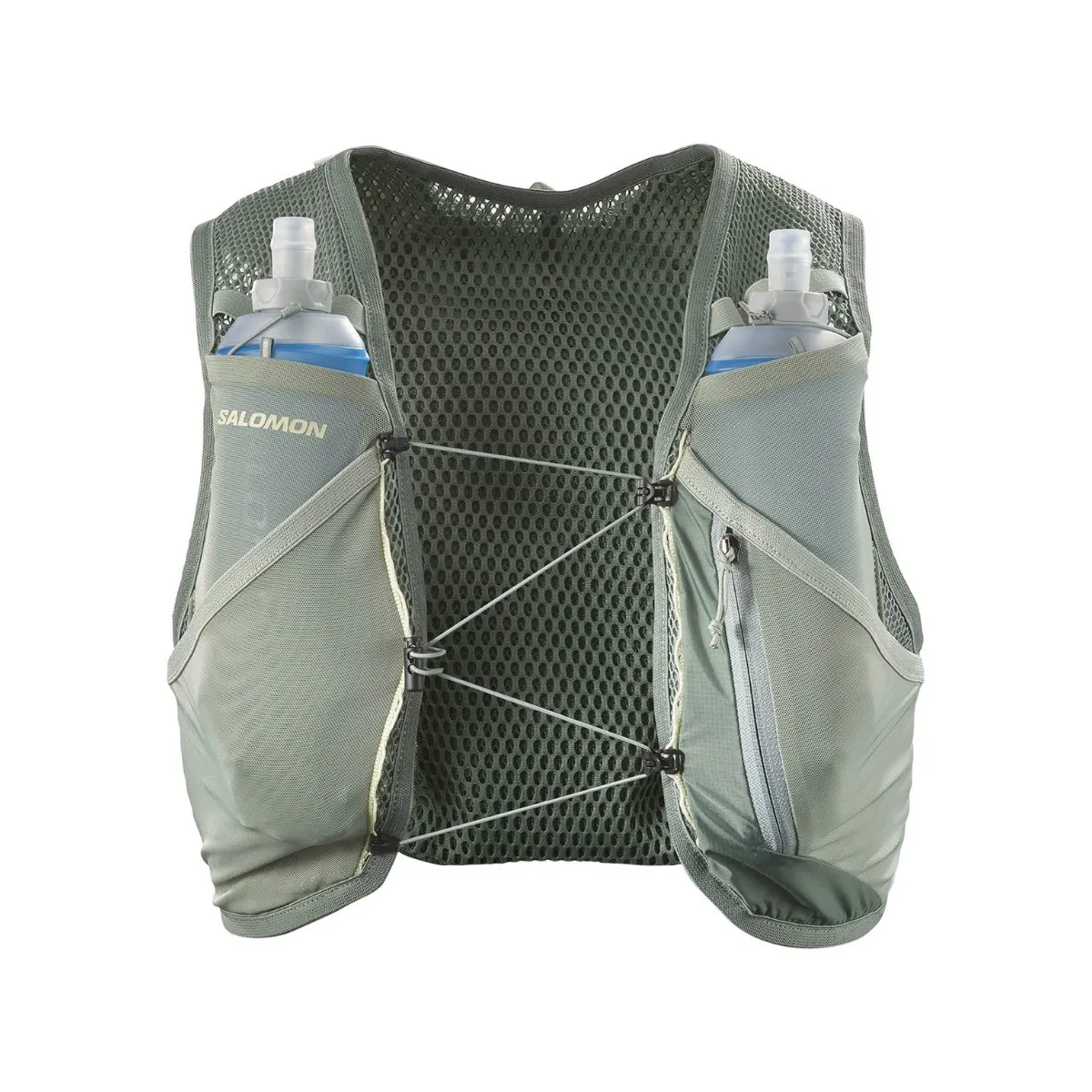 Salomon Active Skin 4 Set Green Running Vest