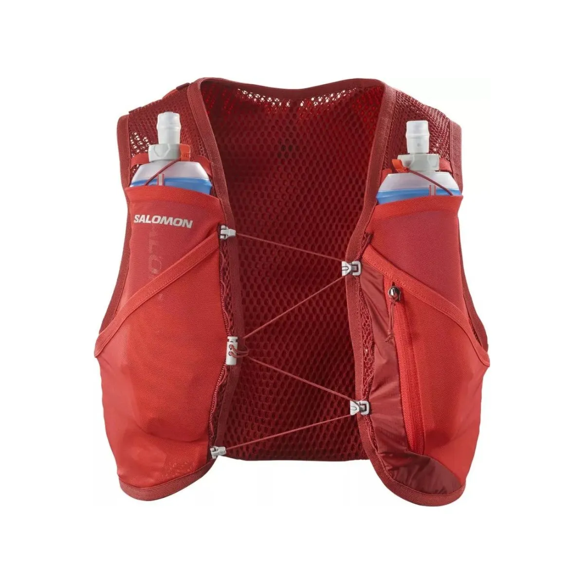 Salomon Active Skin 4 Set Red Running Vest