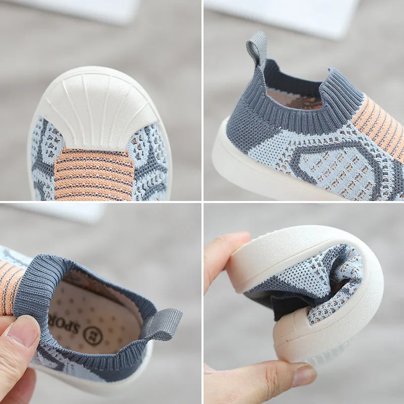 Shell-toe Flying Woven Spring Shoes