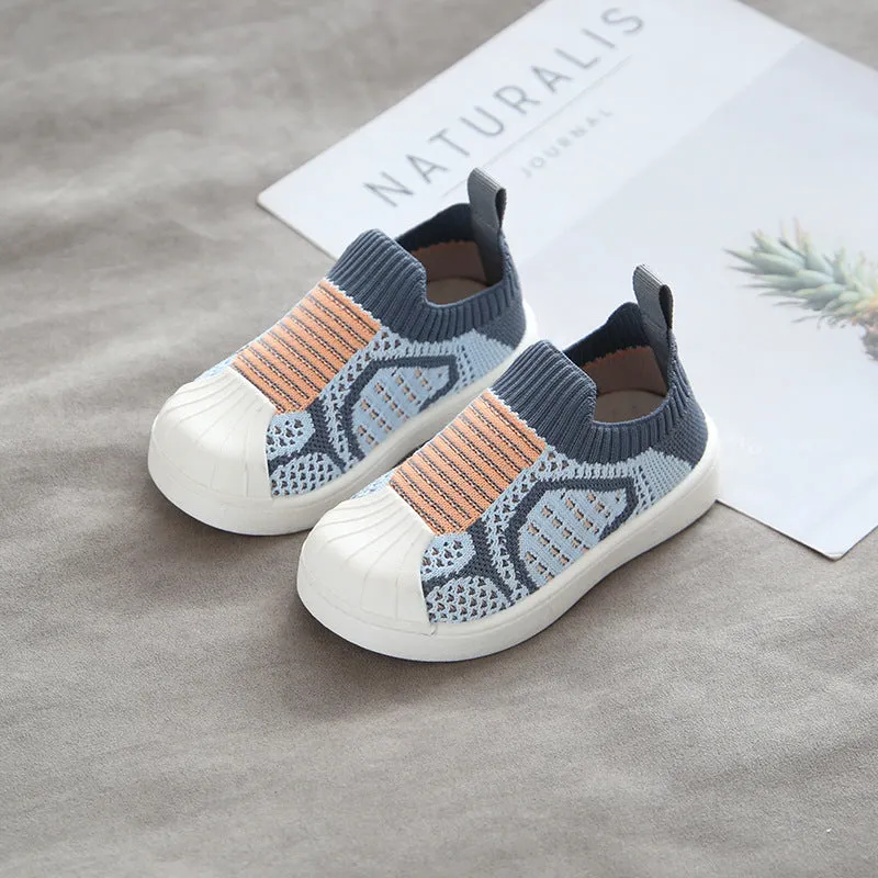 Shell-toe Flying Woven Spring Shoes