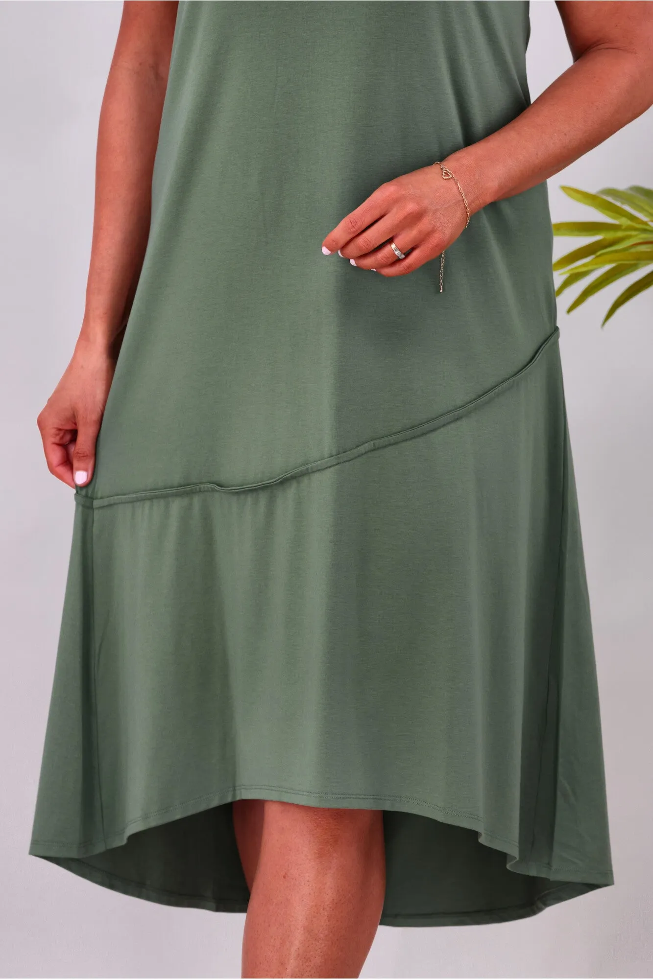 Shine On Label Riviera Dress Sage