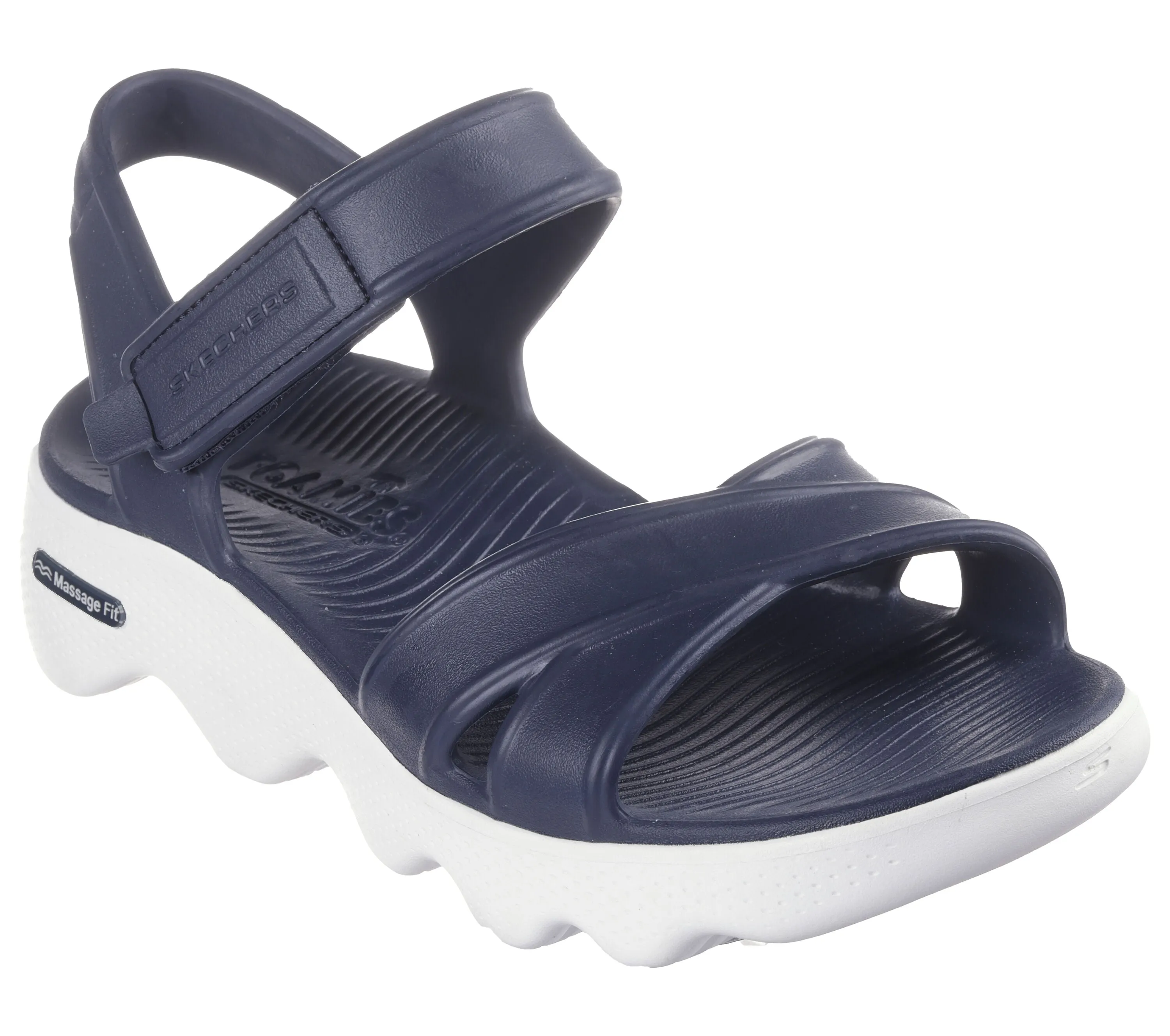 Skechers Women's Foamies Massage Fit-Heartfelt Flat Sandal