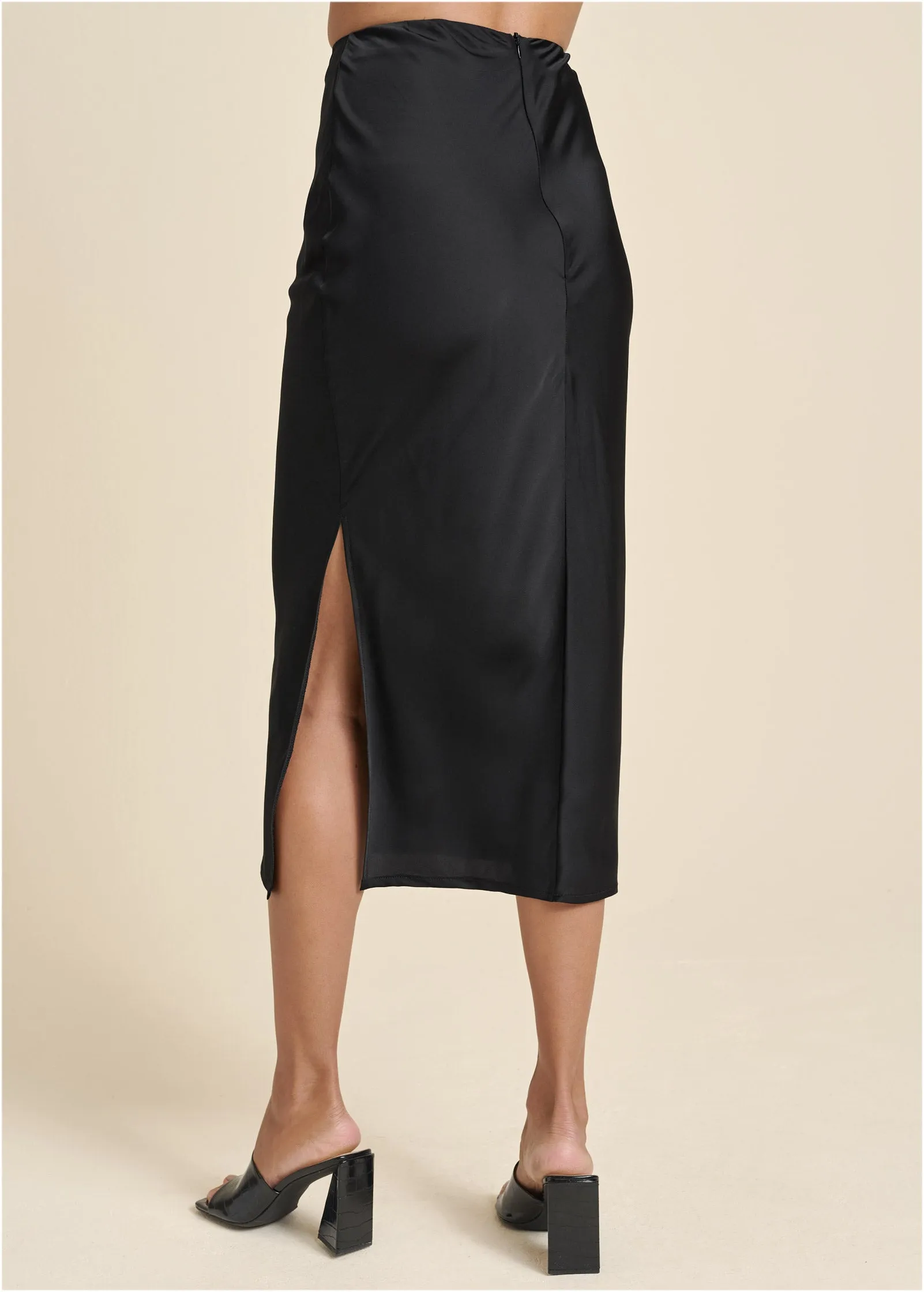 Slip Skirt - Black