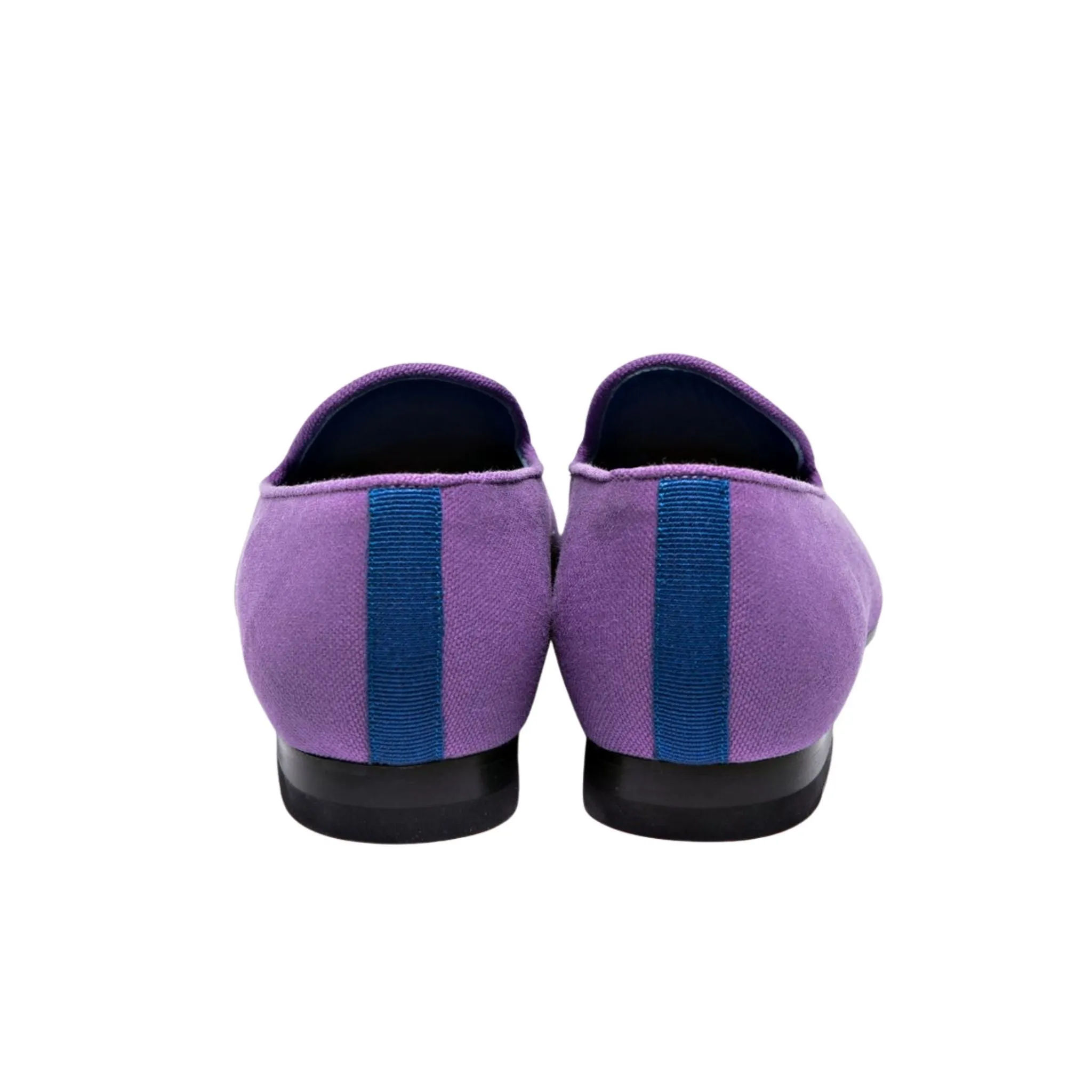 Slipper in Purple with White Logo