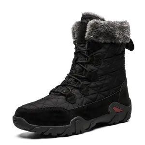 Snow Boots Men's Winter Warmth And Velvet Thickened Outdoor Casual Shoes