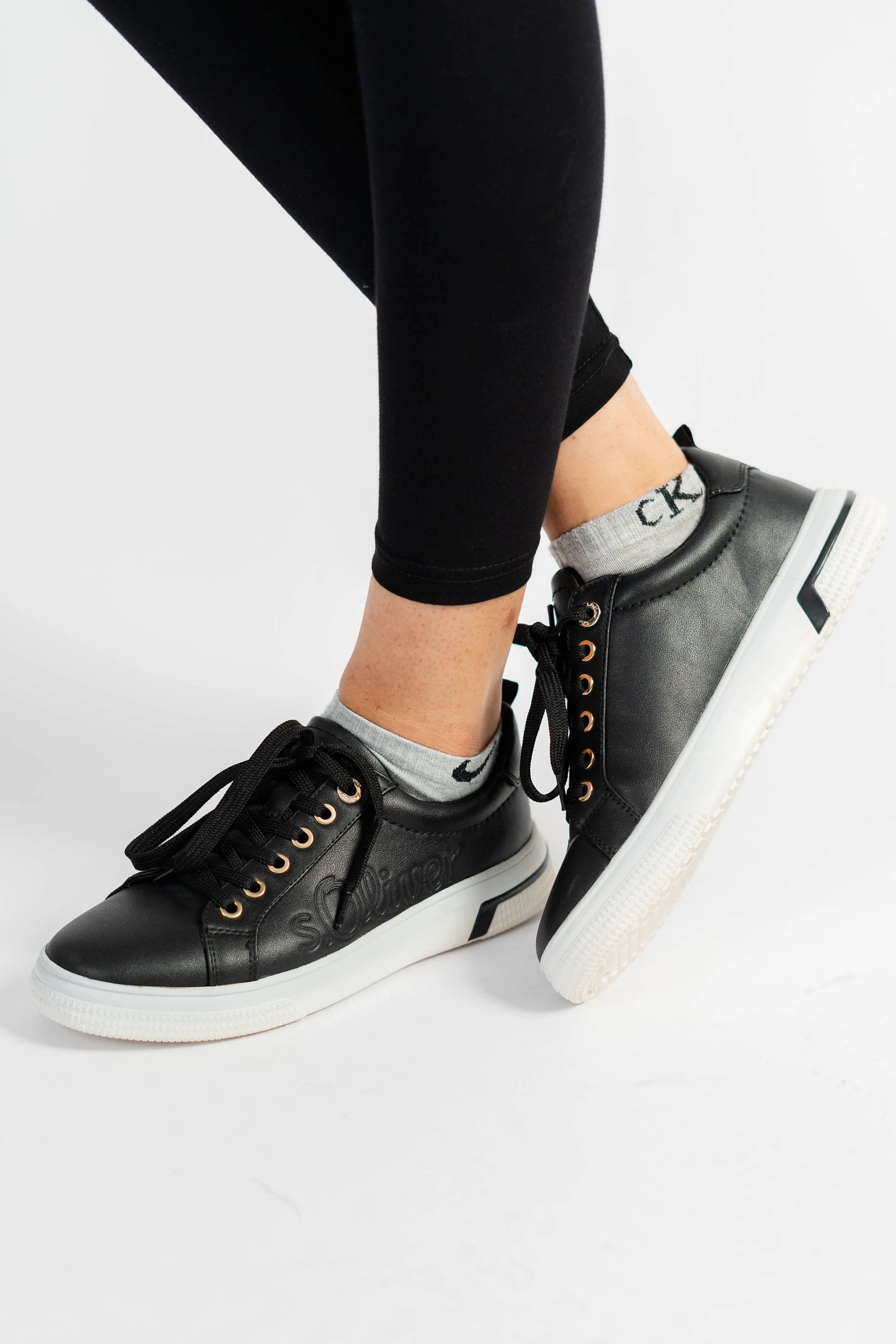 S.Oliver Unisex Harcourt Soft Sole Leather Sneakers