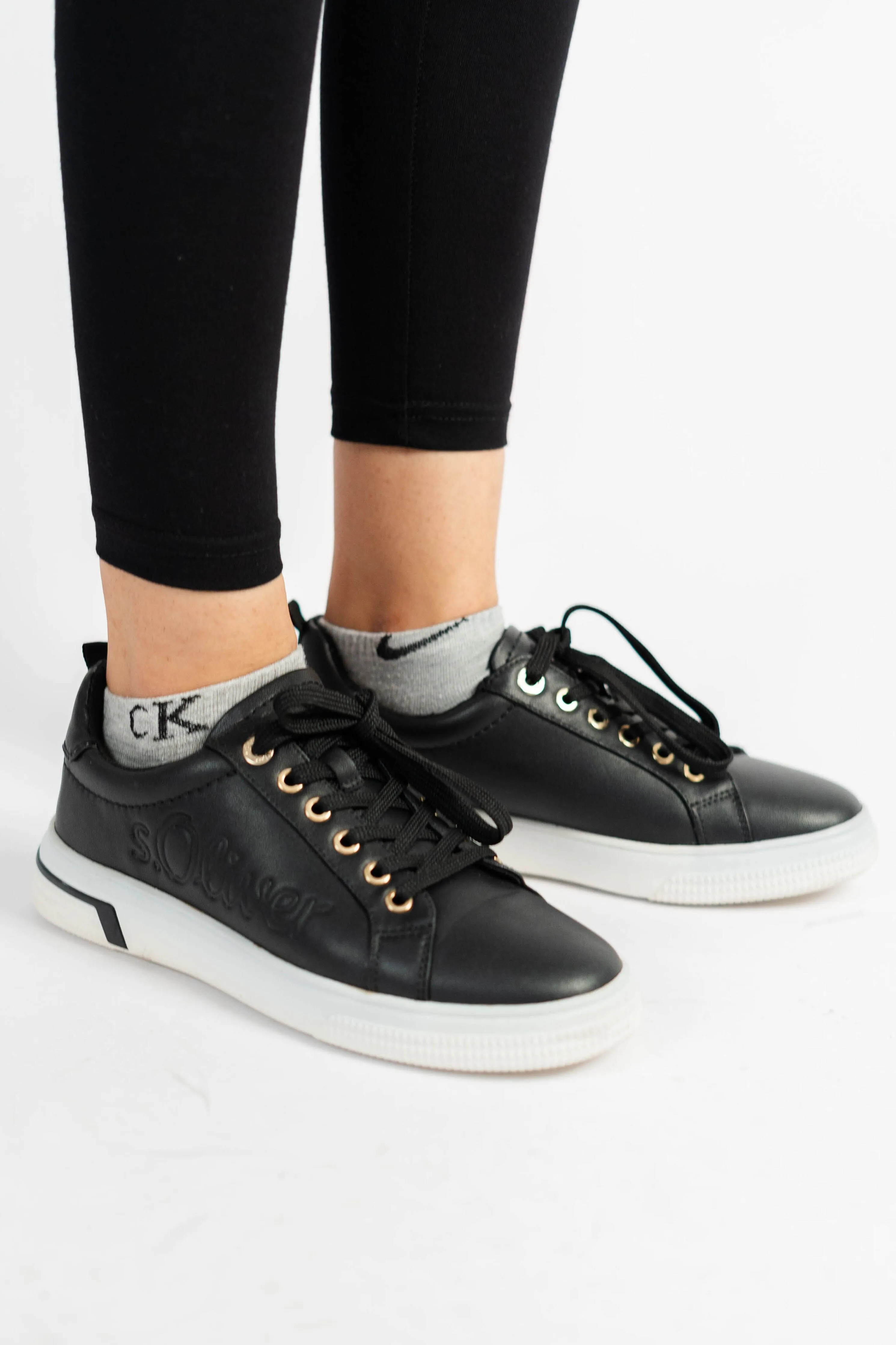 S.Oliver Unisex Harcourt Soft Sole Leather Sneakers