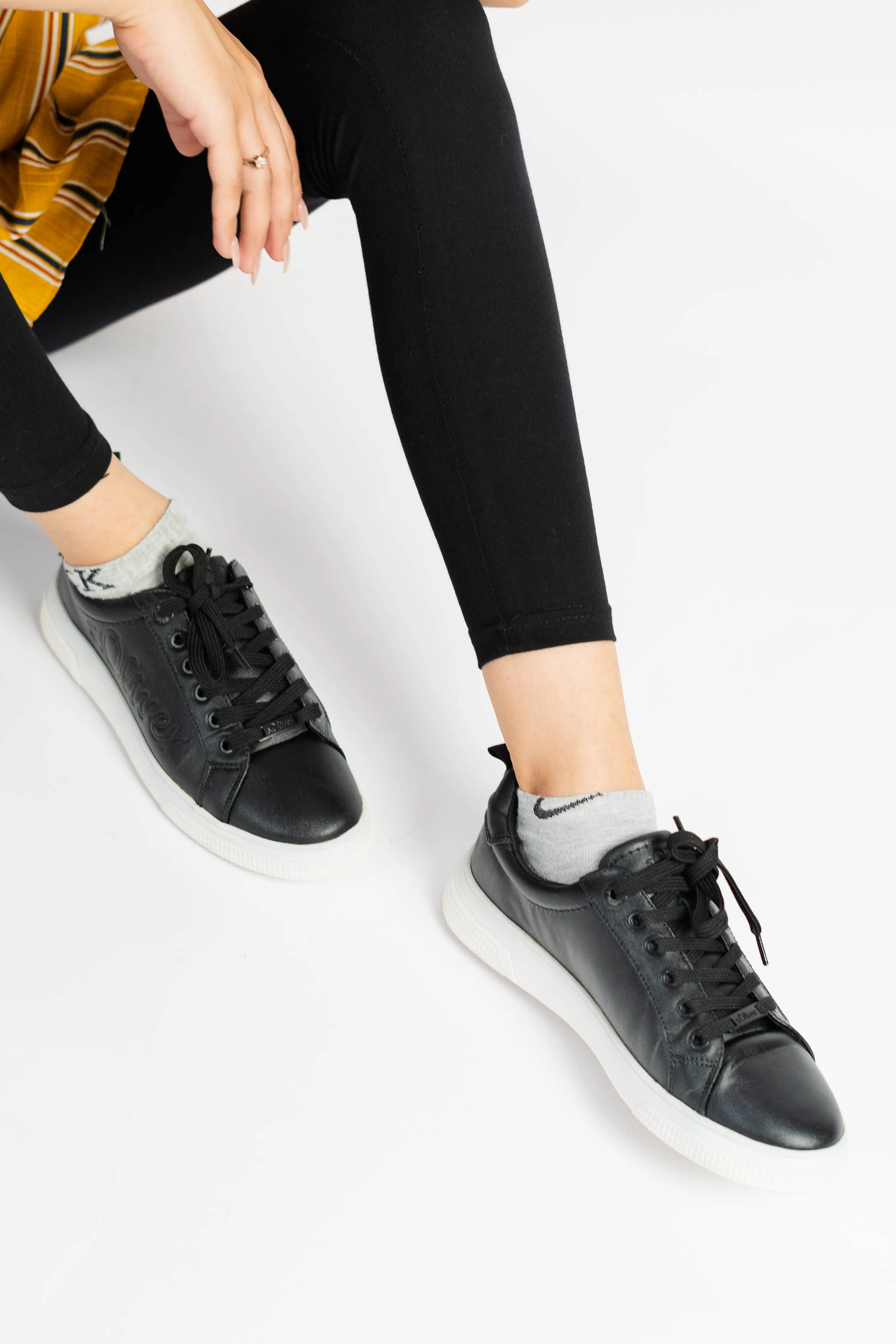 S.Oliver Unisex Harcourt Soft Sole Leather Sneakers