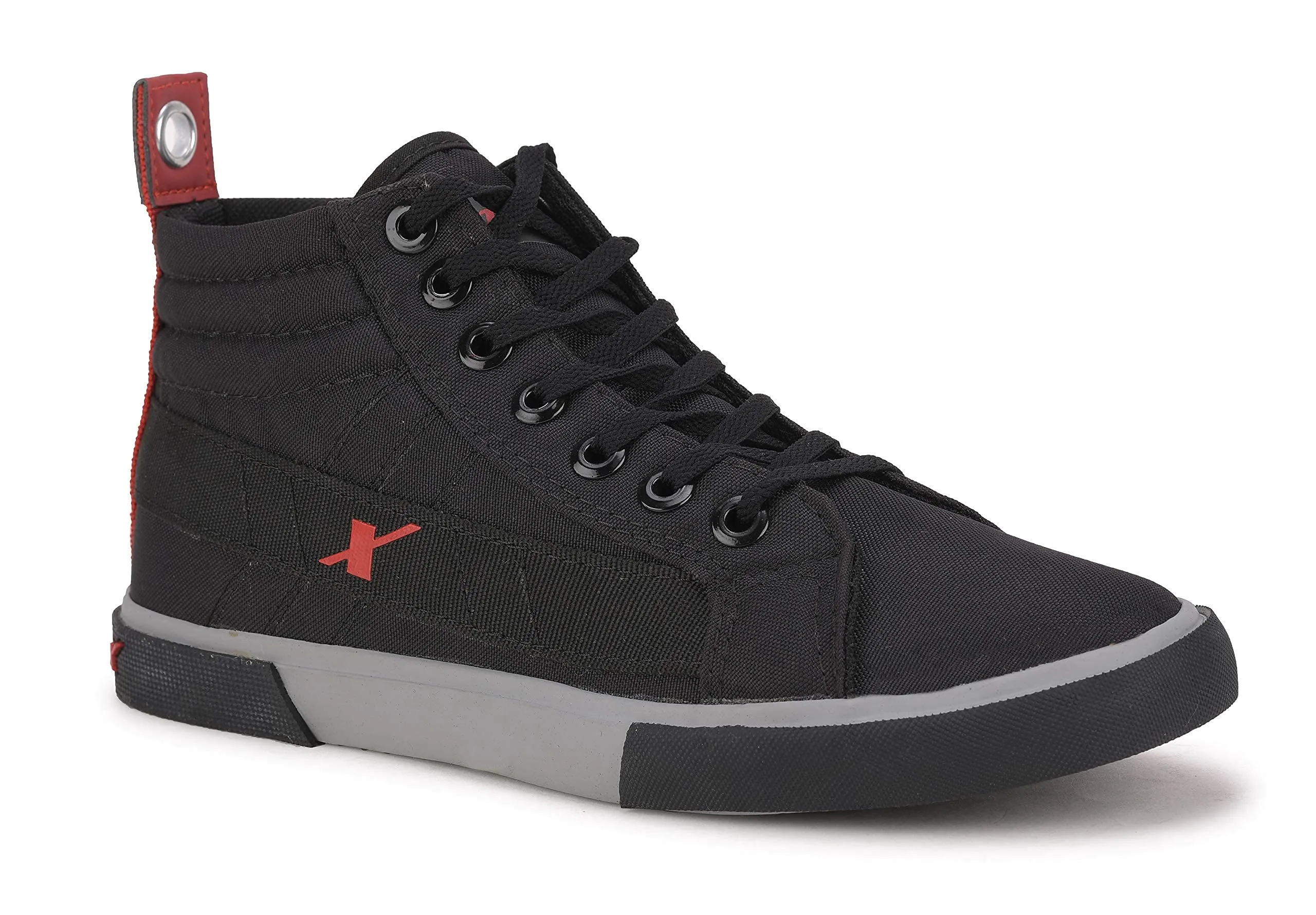 Sparx mens  Blackred Casual Shoe