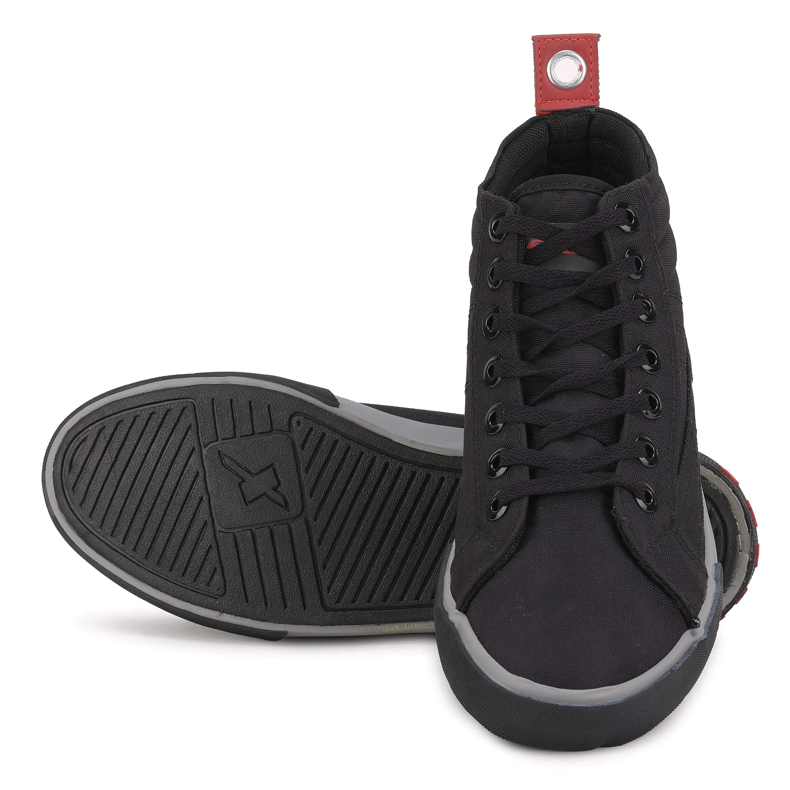 Sparx mens  Blackred Casual Shoe