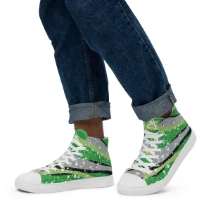 Starry Aromantic High Top Canvas Shoes (Masc Sizing)