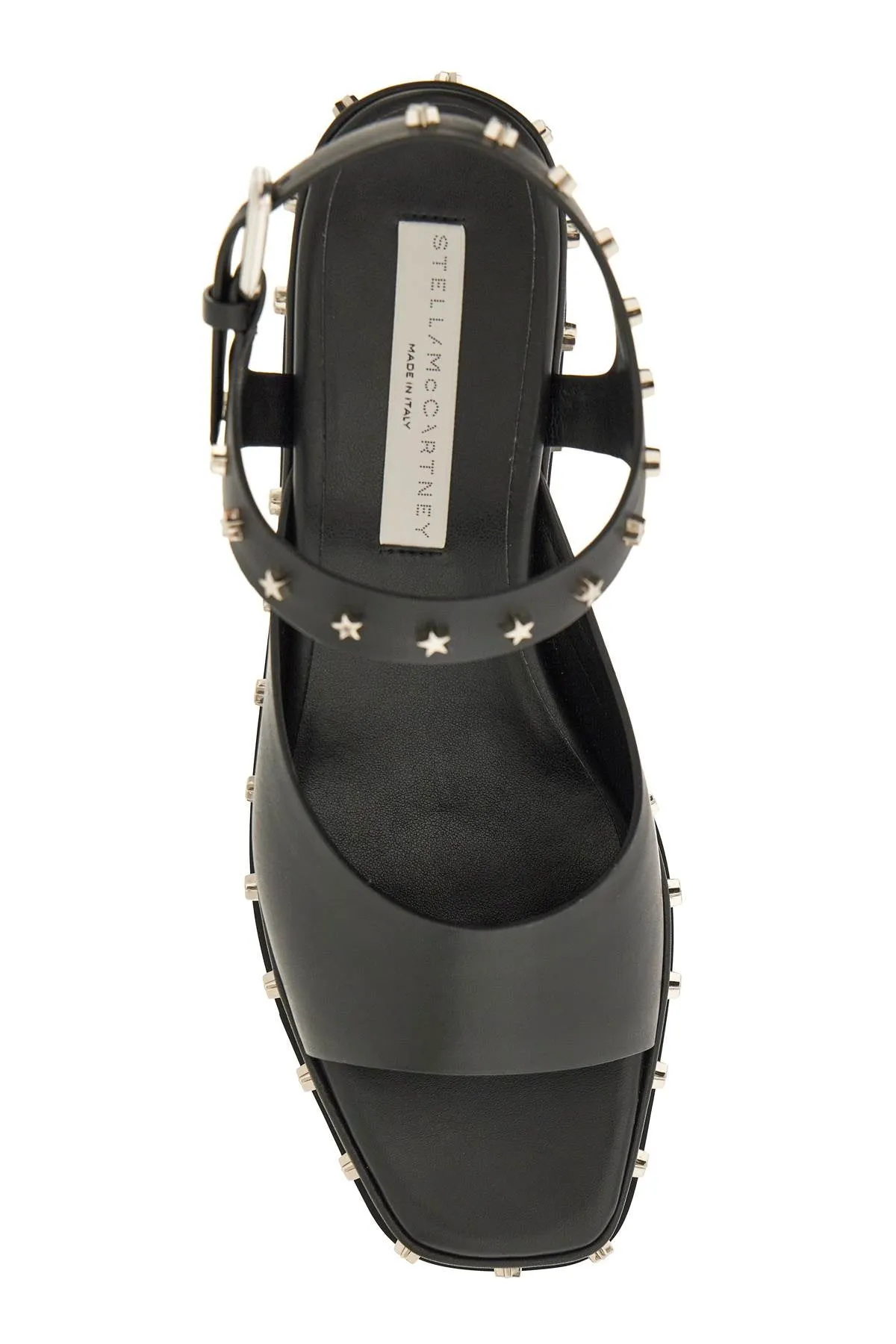 Stella mccartney 'elyse' wedge sandals with star studs