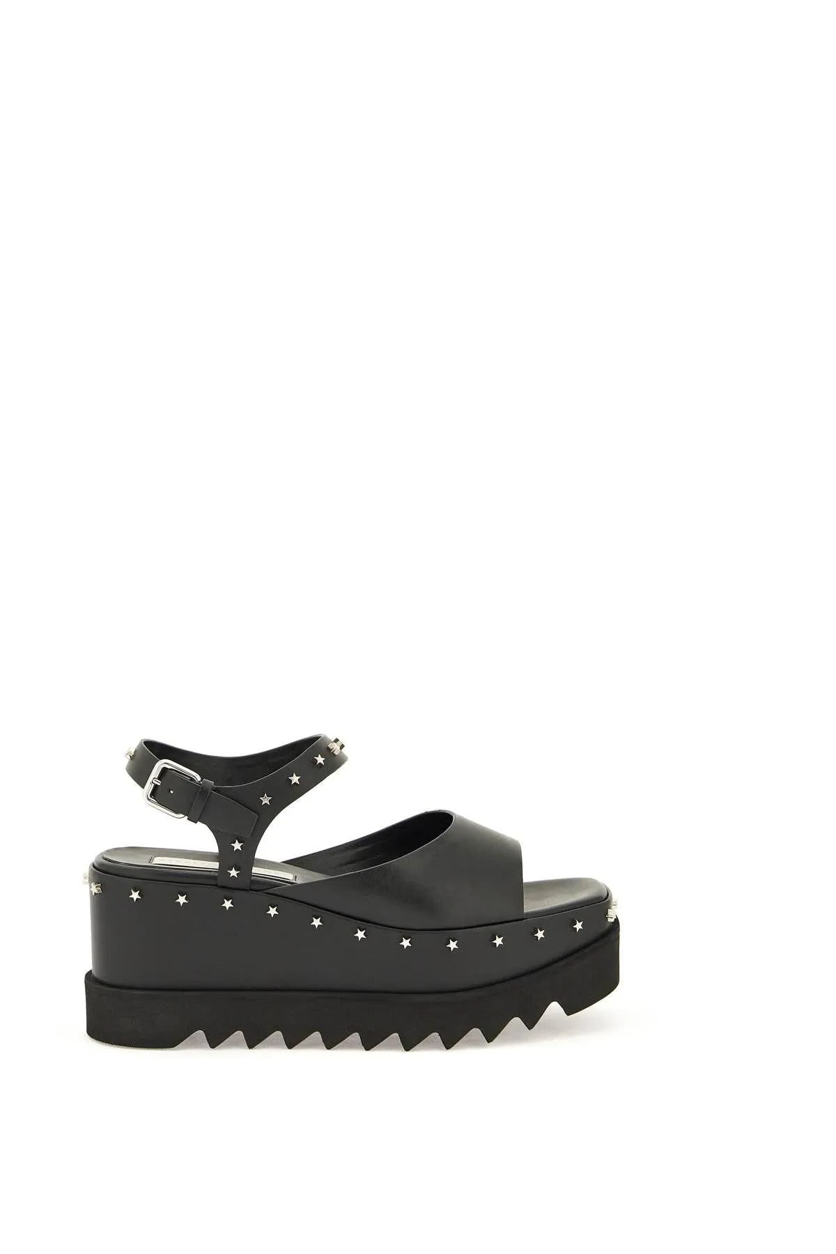 Stella mccartney 'elyse' wedge sandals with star studs